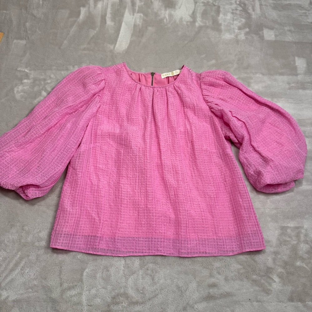 MARIE OLIVER harly top in azalea size XS pink
